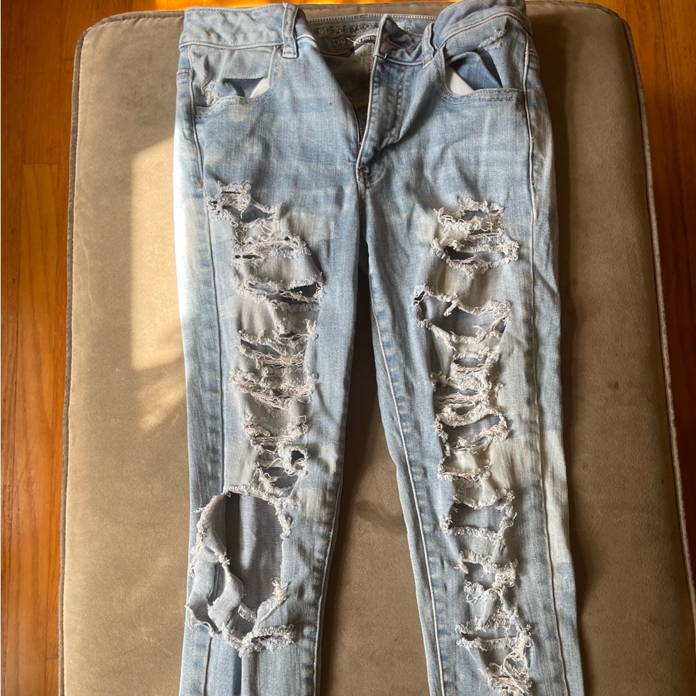 Very Ripped American Eagle Jeans